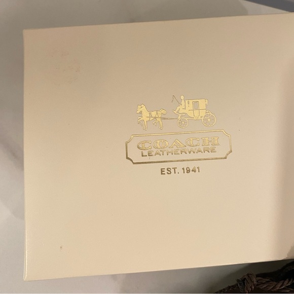 Coach Red & Pink Glitter Heart Keychain Fob Bag Charm Silver Hardware - Picture 5 of 8